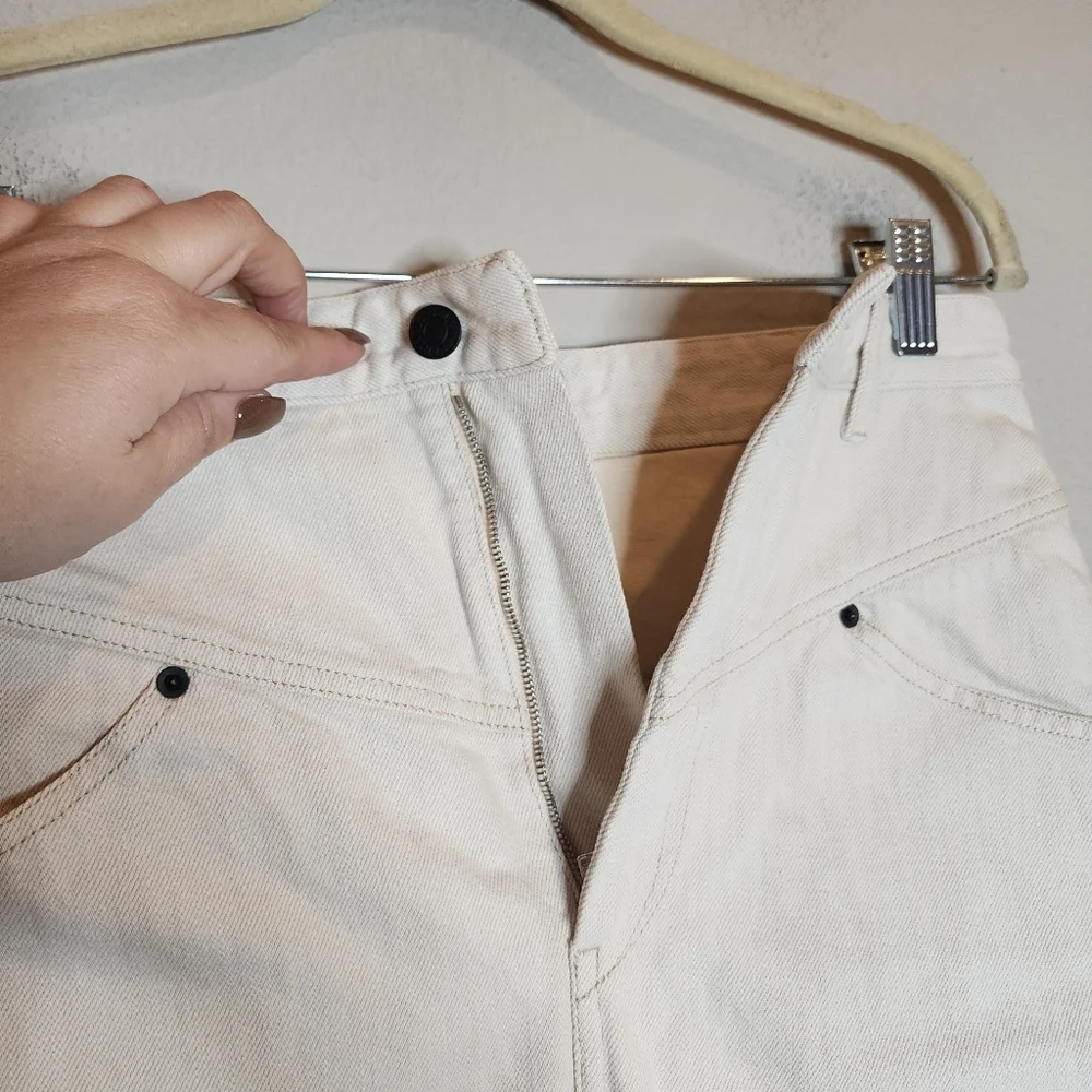 Isabel Marant Off White Denim Skirt Size 38 (Size 6) 100%‎ Cotton
